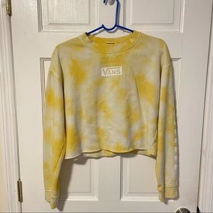 Vans Tie Dye Cropped Sweatshirt